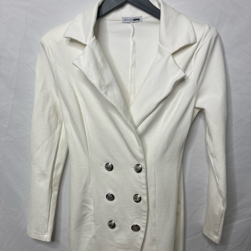 White blazer dress Small